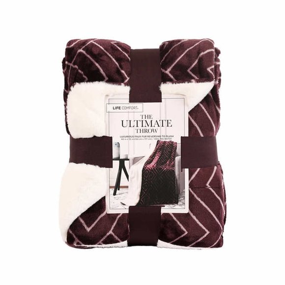 Life Comfort | Bedding | New Life Comfort Ultimate Faux Fur Throw ...